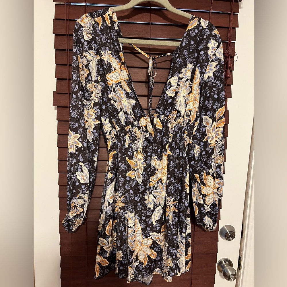 Free People Boho Long Sleeve Dress